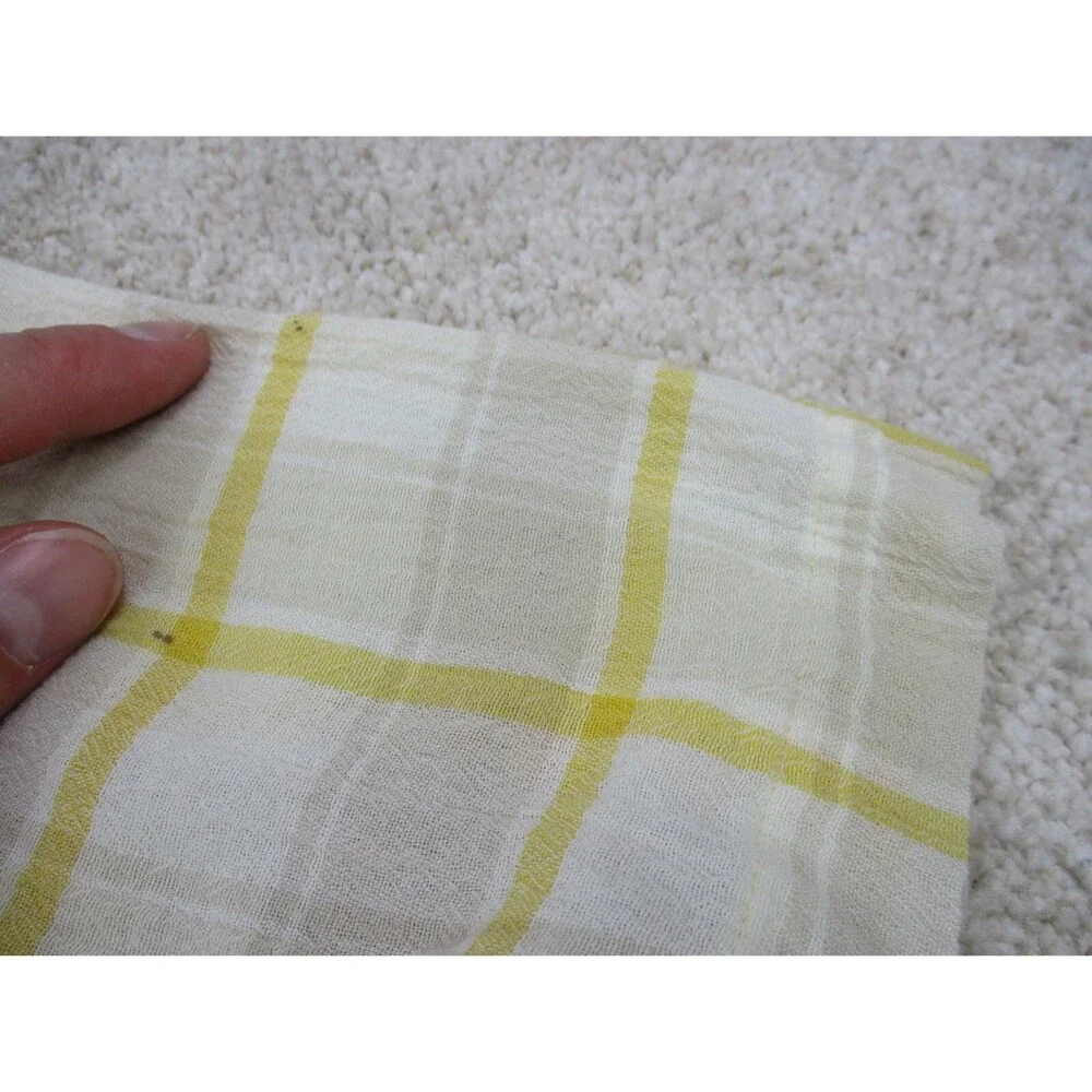 Patagonia Shirt Men Large White Yellow Plaid Steersman Hiking Casual Button Up * - Picture 7 of 14